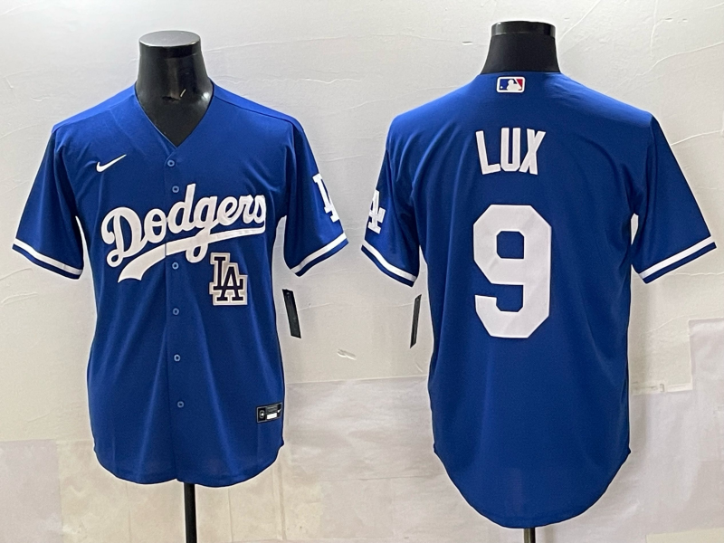 Men Los Angeles Dodgers 9 Lux blue Nike NFL 2025 jersey 002